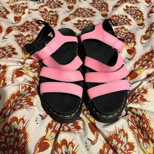 Pink Doc Martens sandals 
Women’s 11
Used but in good conditions